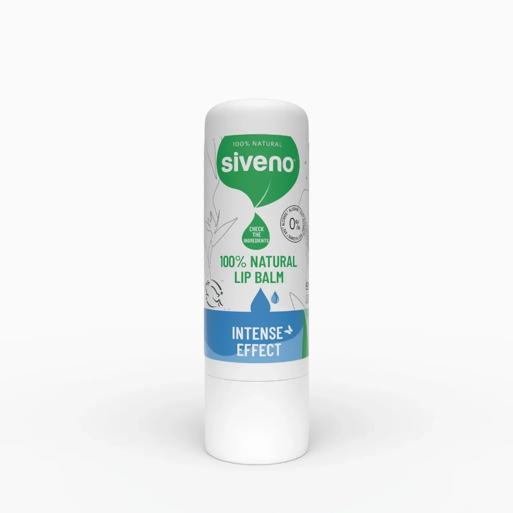 [DZ-X4HU-SHAQ] Siveno Natural Lip Care Balm, Intensive Moisturizing, Glossy & Repairing Care, 6 g