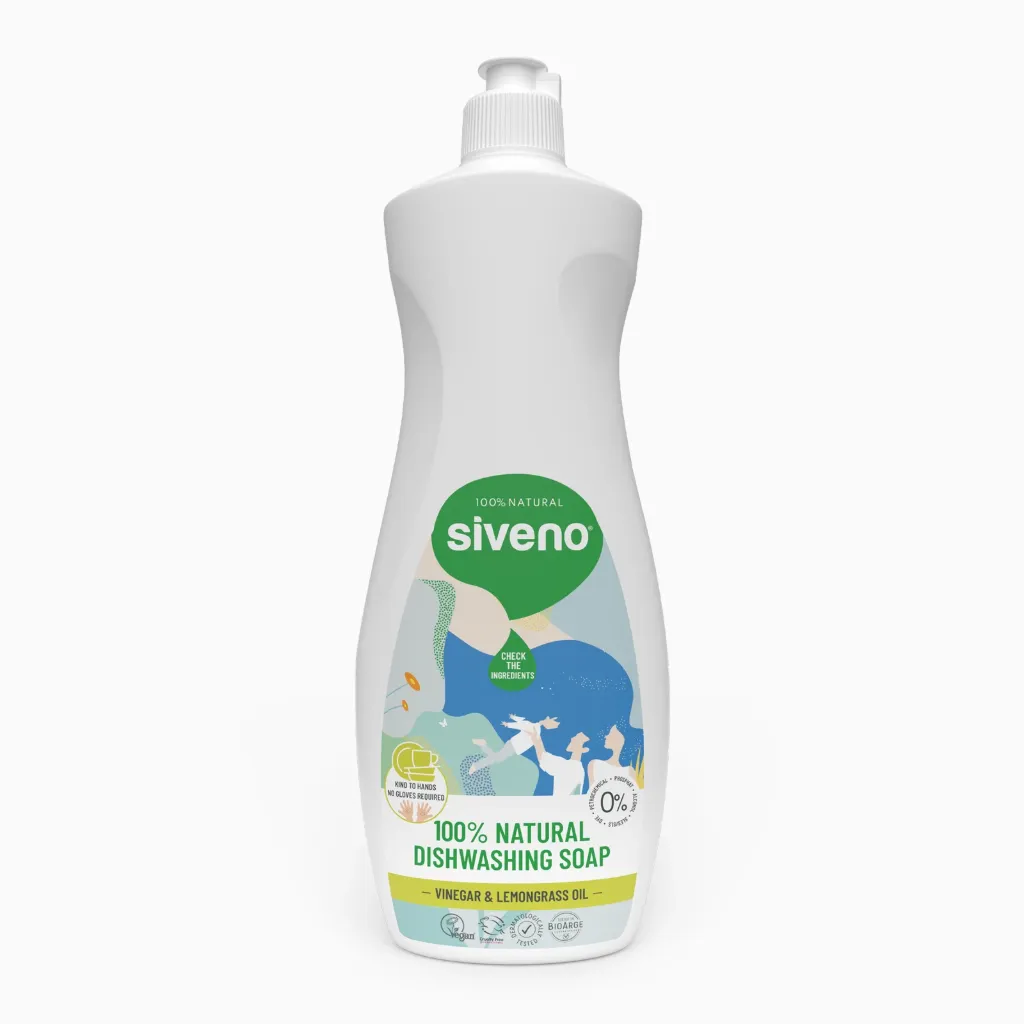[I6-5P8N-GGHI] Siveno Liquide Vaisselle Naturel – Végétal, Hydratant & Vegan – 500 ml