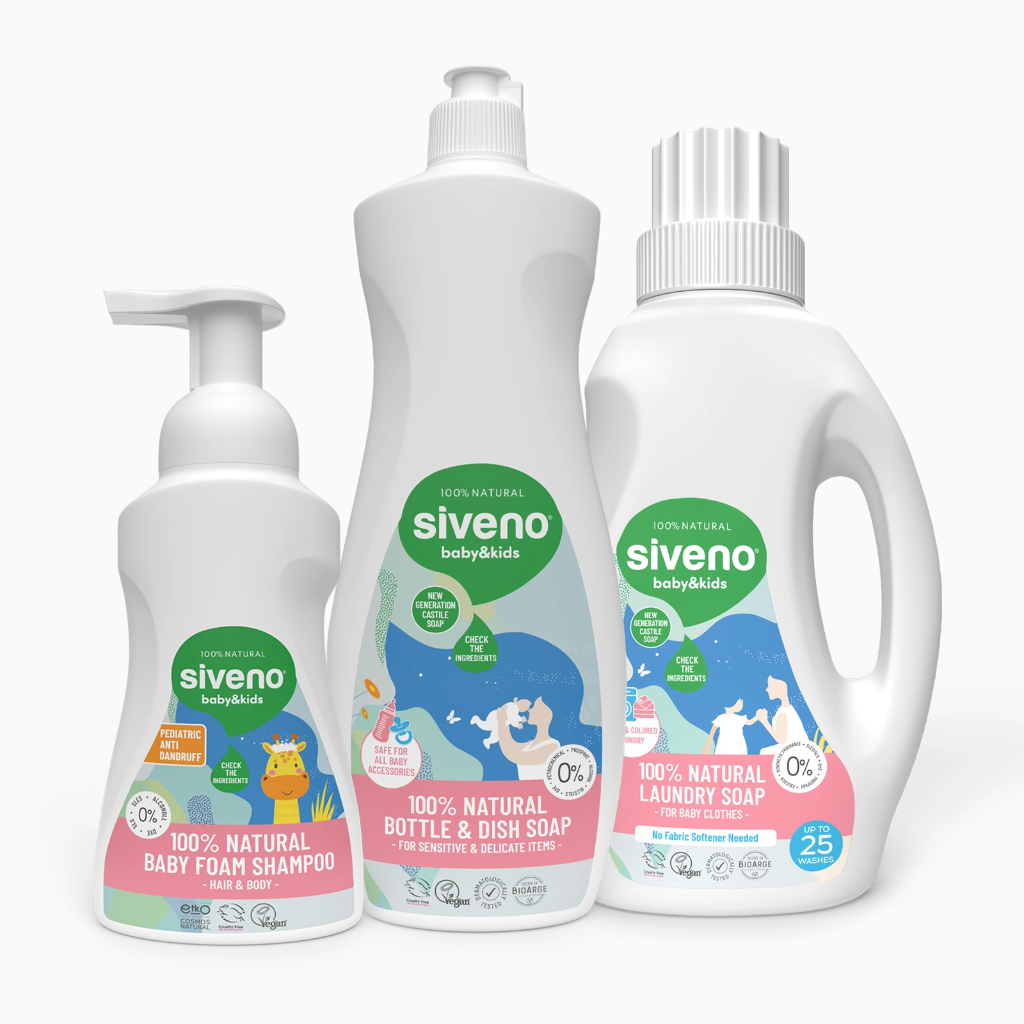 Siveno Natuurlijk Babyverzorging Voordeelset 3 Stuks