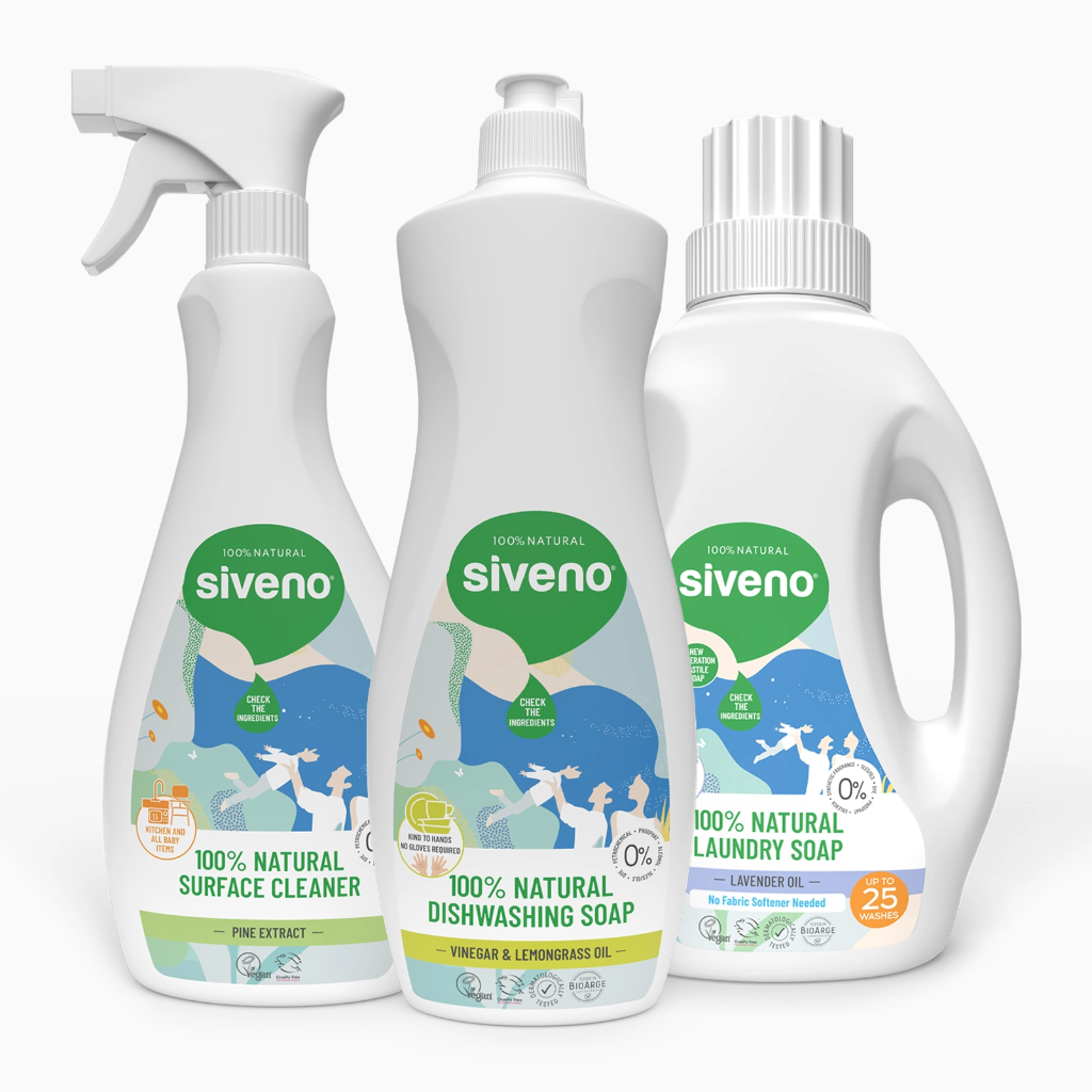 Siveno Natural Cleaning Value Set 3 Pack